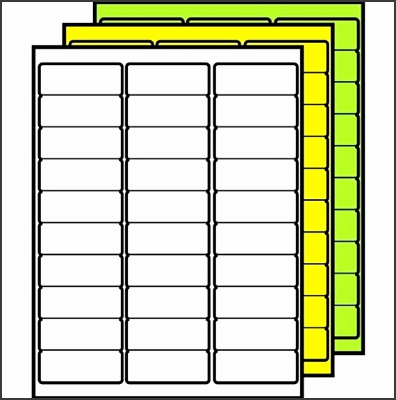 label templates for pages